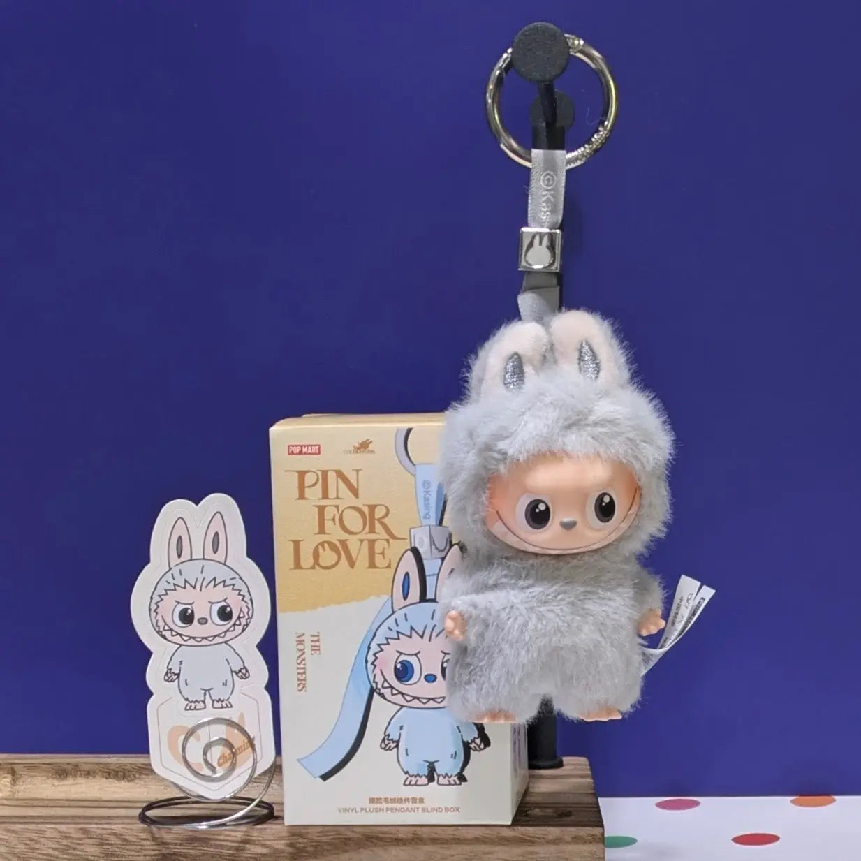 [CHOOSE YOUR LETTERS OPTION!] [IN STOCK] POPMART Labubu Pin for Love
