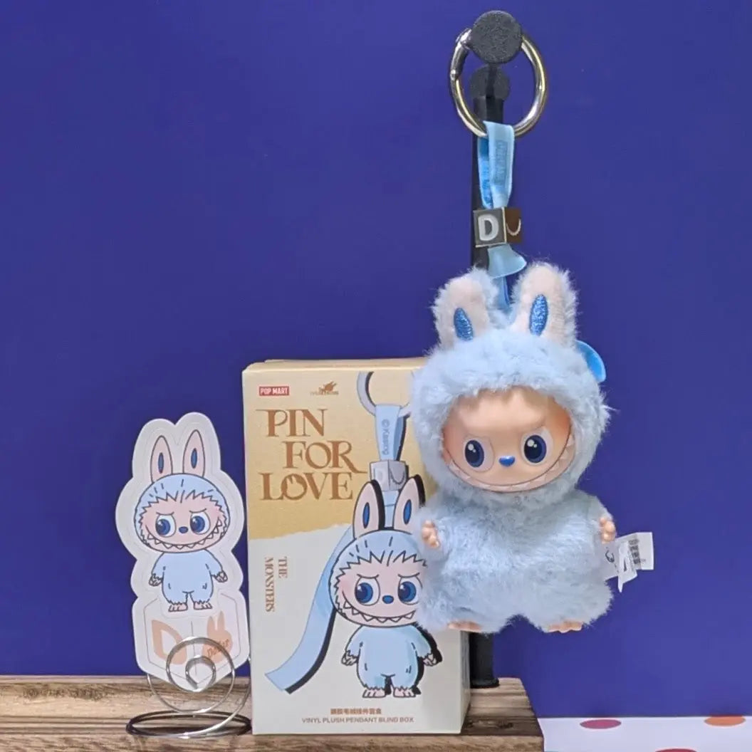 [CHOOSE YOUR LETTERS OPTION!] [IN STOCK] POPMART Labubu Pin for Love