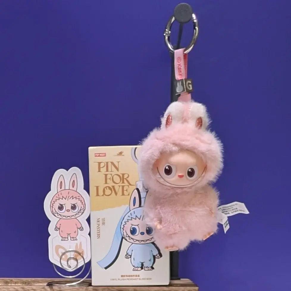 [CHOOSE YOUR LETTERS OPTION!] [IN STOCK] POPMART Labubu Pin for Love