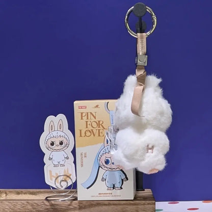 [CHOOSE YOUR LETTERS OPTION!] [IN STOCK] POPMART Labubu Pin for Love