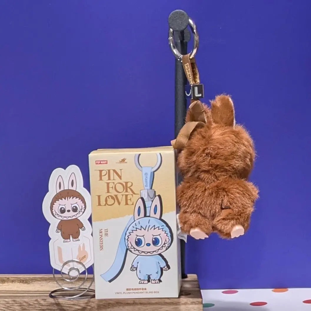 [CHOOSE YOUR LETTERS OPTION!] [IN STOCK] POPMART Labubu Pin for Love