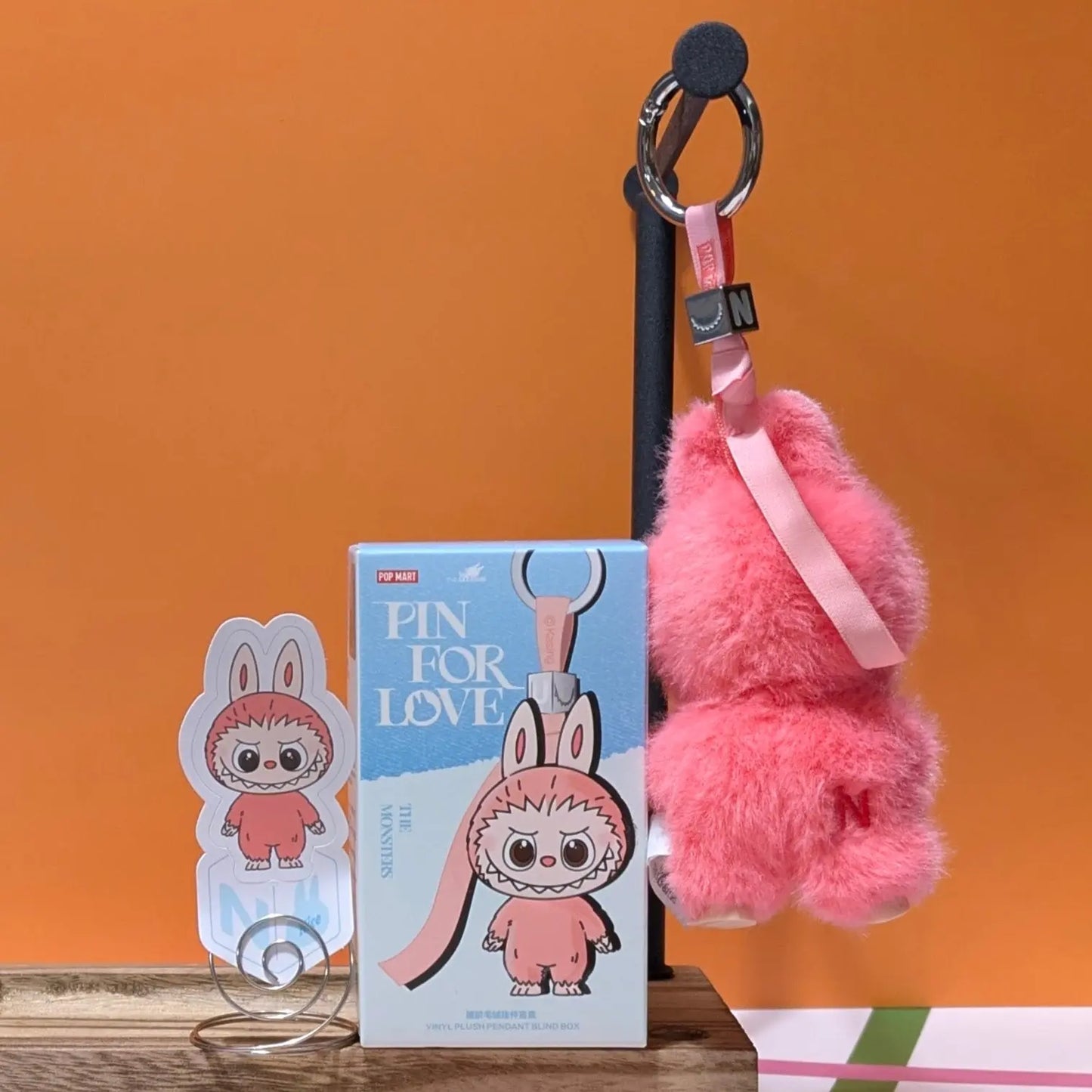 [CHOOSE YOUR LETTERS OPTION!] [IN STOCK] POPMART Labubu Pin for Love