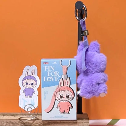 [CHOOSE YOUR LETTERS OPTION!] [IN STOCK] POPMART Labubu Pin for Love