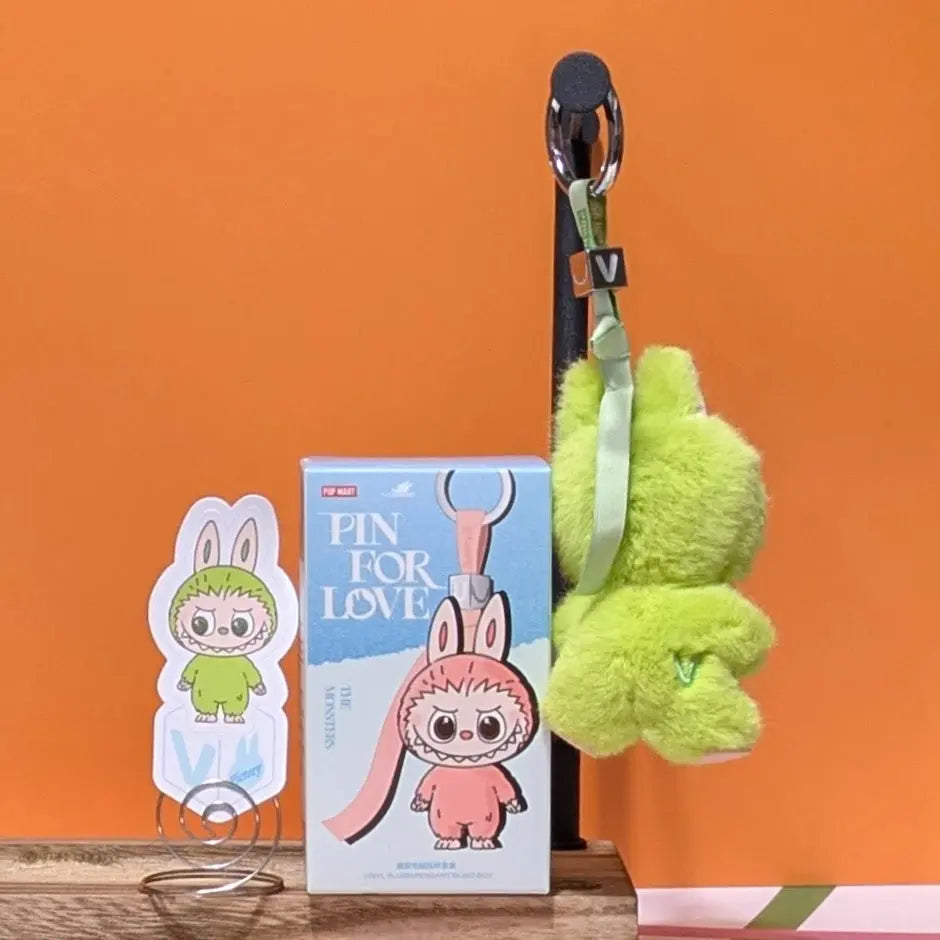 [CHOOSE YOUR LETTERS OPTION!] [IN STOCK] POPMART Labubu Pin for Love
