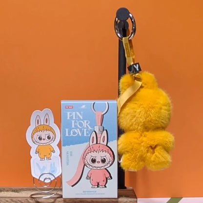 [CHOOSE YOUR LETTERS OPTION!] [IN STOCK] POPMART Labubu Pin for Love