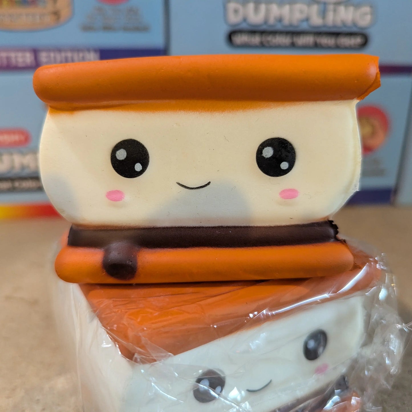 Smilin' S'more Squishy (Slow Foam Squish)