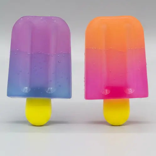 Set of Two Ice Cream Popsicles (Gelatin Squish)