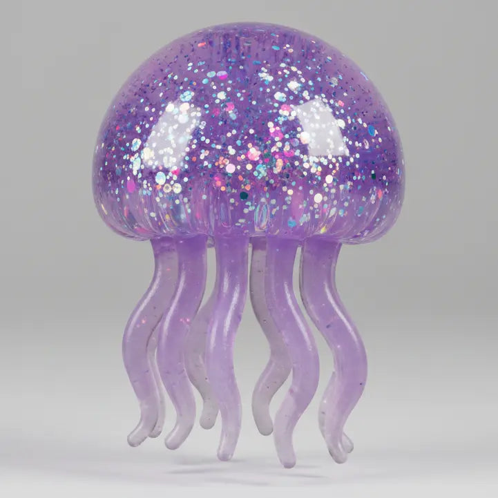 Purple Jellyfish with Tentacles (Slow-Rising Squish)