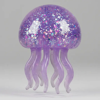 Purple Jellyfish with Tentacles (Slow-Rising Squish)