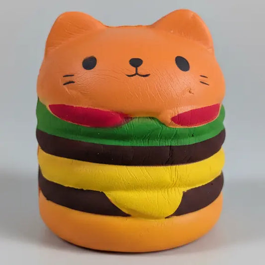 Cheeseburger Cat Squishy (Slow Foam Squish)