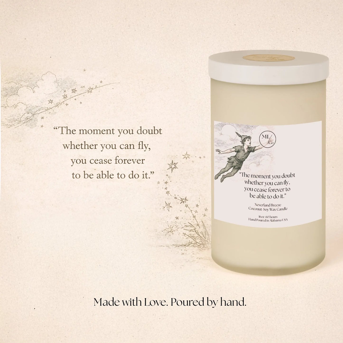 Peter Pan Fly Candle by MLCo MLCo
