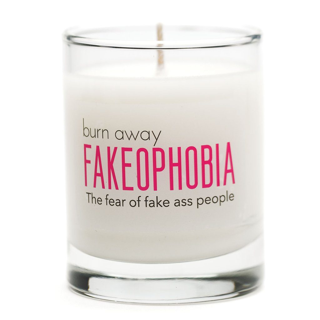 WHISKEY RIVER CO - Burn Away Phobia Candles Eight3Five Inc Fakeophobia 