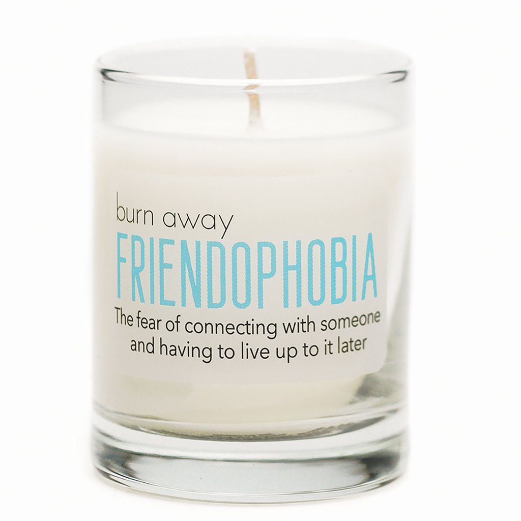 WHISKEY RIVER CO - Burn Away Phobia Candles Eight3Five Inc Friendophobia 