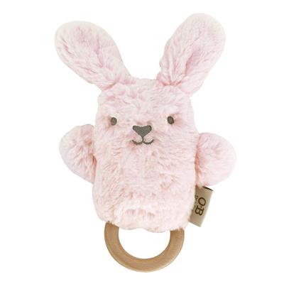 BETSEY BUNNY - Soft Rattle Toy Plush O.B. Designs 