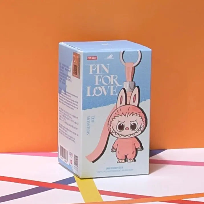 [CHOOSE YOUR LETTERS OPTION!] [IN STOCK] POPMART Labubu Pin for Love