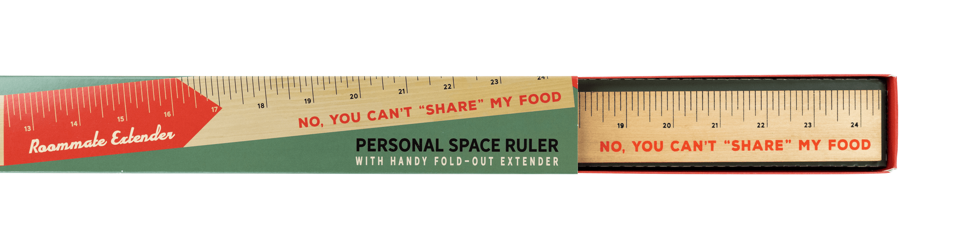 WHISKEY RIVER SOAP CO - Personal Space Ruler For Roommates Ruler Whiskey River Soap Co 