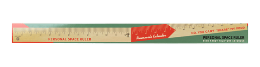 WHISKEY RIVER SOAP CO - Personal Space Ruler For Roommates Ruler Whiskey River Soap Co 