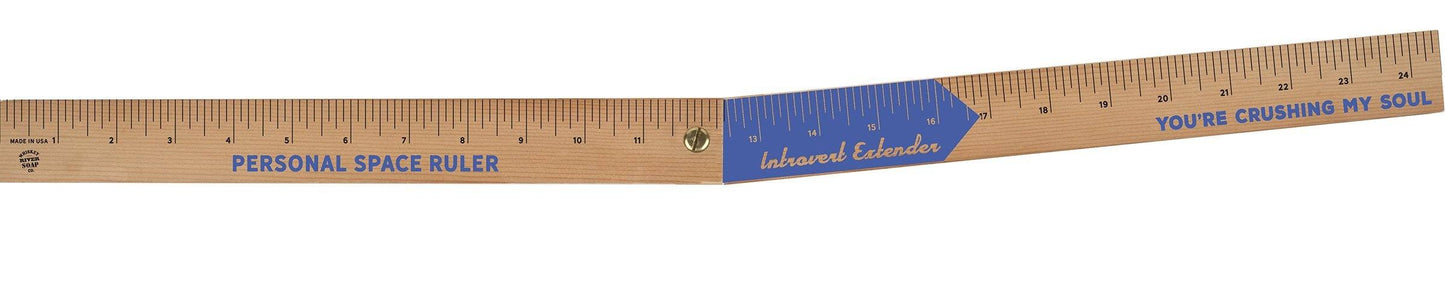 WHISKEY RIVER SOAP CO - Personal Space Ruler For Introverts Ruler Whiskey River Soap Co 