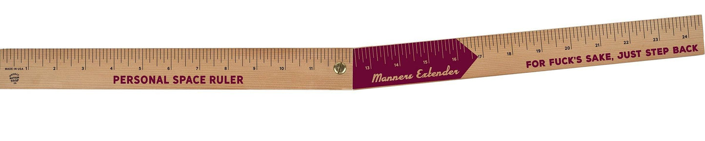 WHISKEY RIVER SOAP CO - Personal Space Ruler For Manners Ruler Whiskey River Soap Co 