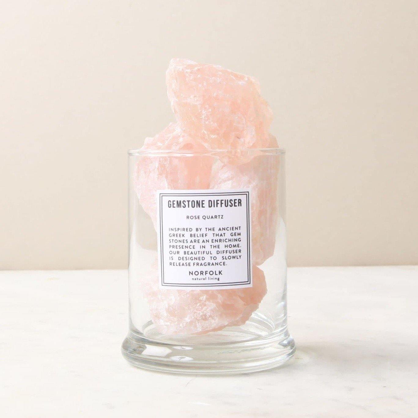 GEMSTONE DIFFUSER Rose Quartz Diffuser ATLANTIC FOLK 