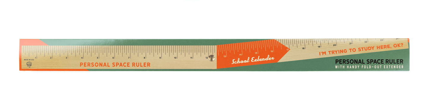 WHISKEY RIVER SOAP CO - Personal Space Ruler For School Ruler Whiskey River Soap Co 