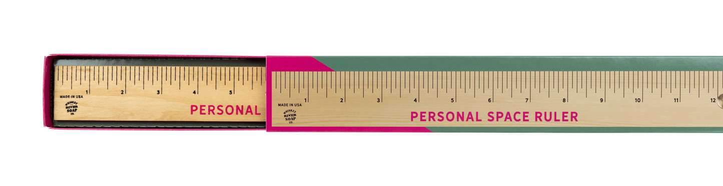 WHISKEY RIVER SOAP CO - Personal Space Ruler For Socializing Ruler Whiskey River Soap Co 