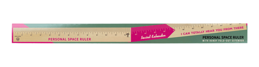 WHISKEY RIVER SOAP CO - Personal Space Ruler For Socializing Ruler Whiskey River Soap Co 