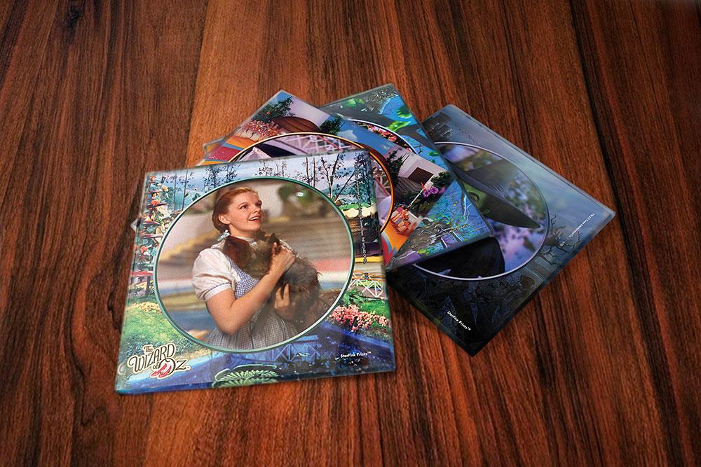 WIZARD OF OZ - Wizard of Oz - Starfire Prints Glass Coaster Set Mug Trendsetters 