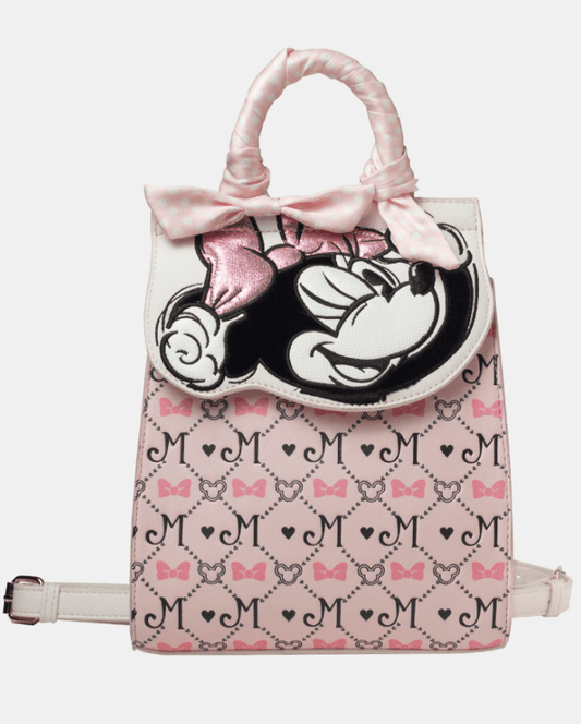 DANIELLE NICOLE Minnie Mouse Monogram Backpack Backpacks Danielle Nicole 