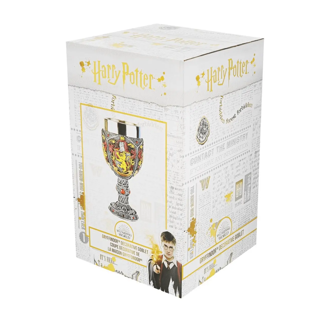 WIZARDING WORLD OF HARRY POTTER - Gryffindor Decorative Goblet Collectible Enesco 