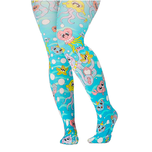 Irregular Choice Underwater Party Tights