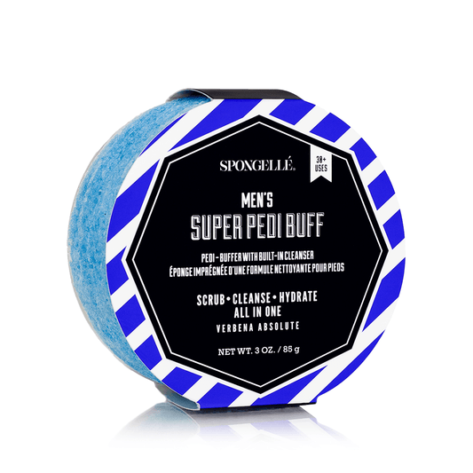 SPONGELLE Men's Super Pedi Buffer - Verbena Absolute Body Wash Spongelle 