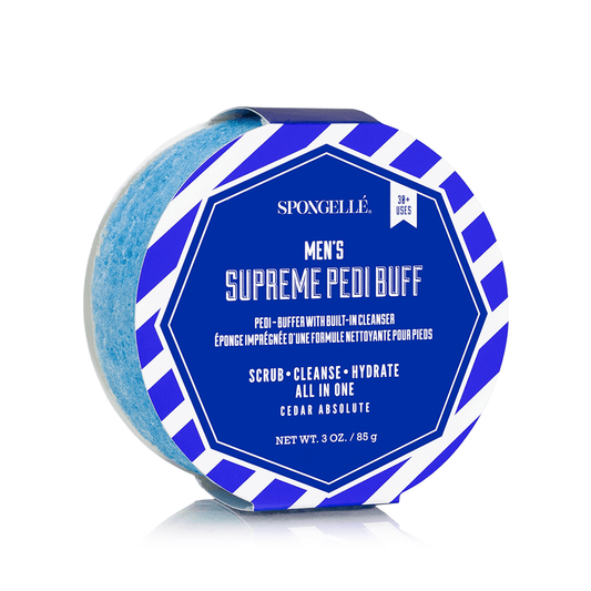 SPONGELLE Men's Supreme Pedi Buffer - Cedar Absolute Body Wash Spongelle 