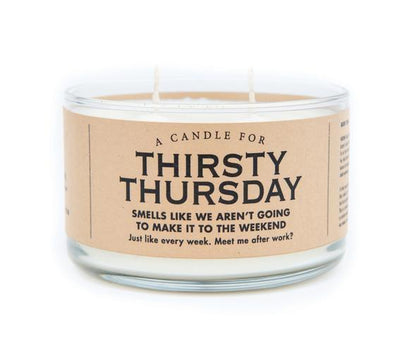 WHISKEY RIVER SOAP CO - Thirsty Thursday Duo Candle Whiskey River Soap Co Candle 