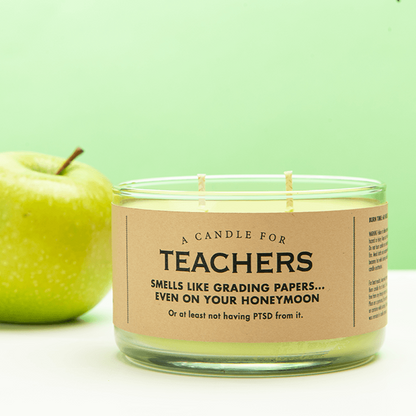 WHISKEY RIVER SOAP CO - Teachers Duo Candle Whiskey River Soap Co 