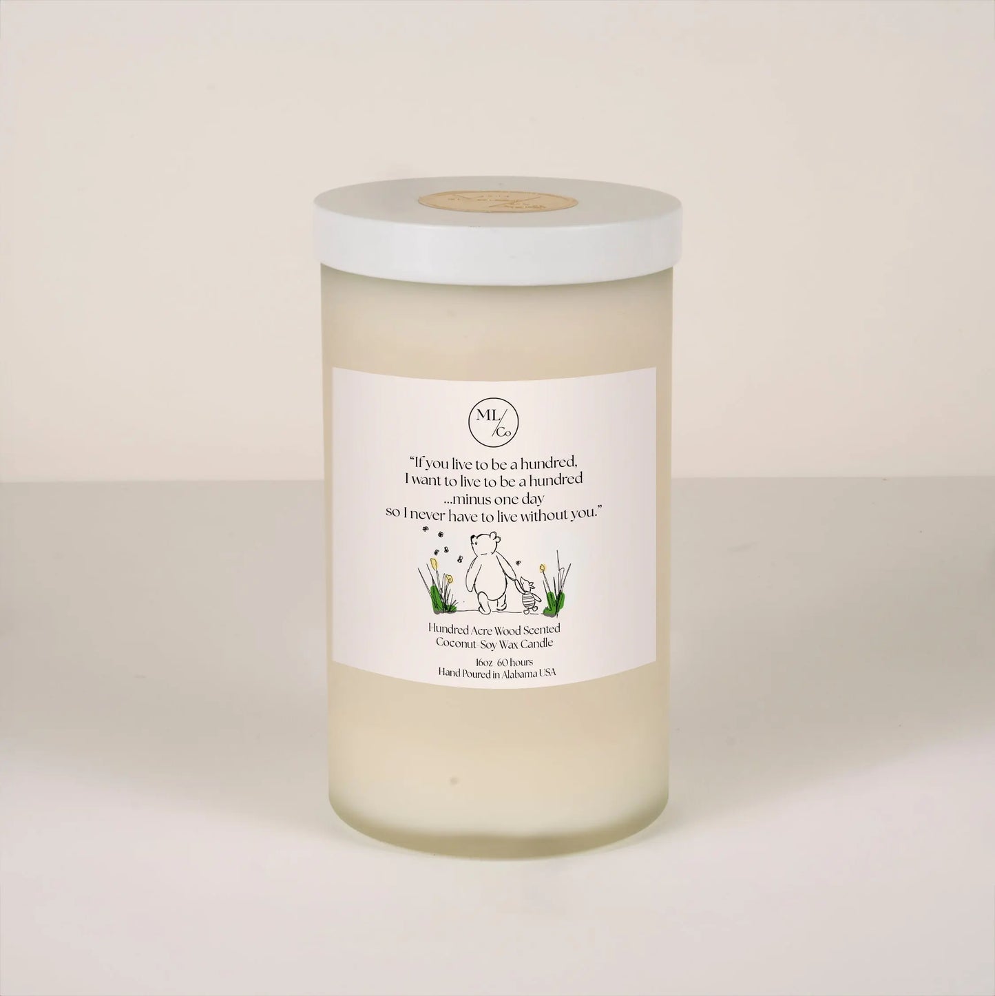 Winnie The Pooh Minus One Day Candle by MLCo MLCo