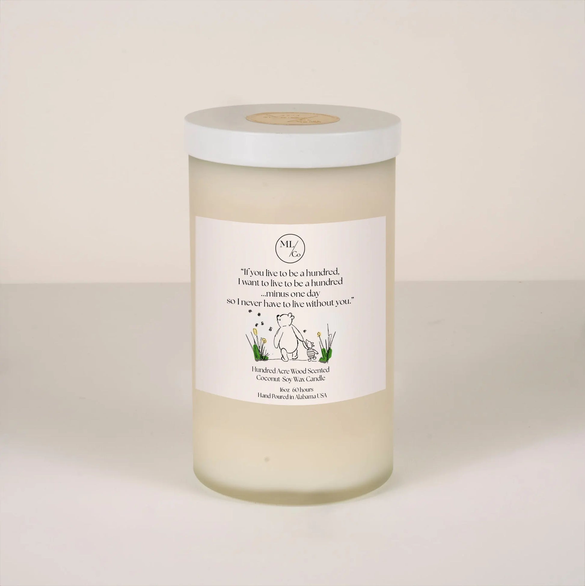 Winnie The Pooh Minus One Day Candle by MLCo MLCo