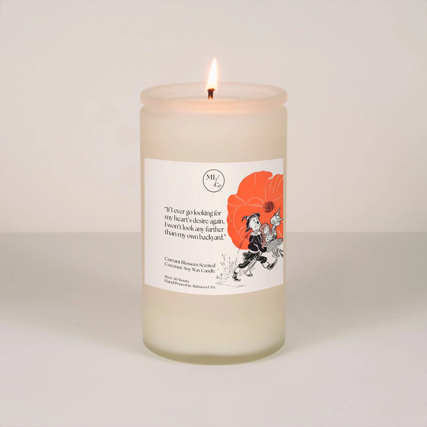 Wonderful Wizard of Oz Heart's Desire Candle by MLCo MLCo