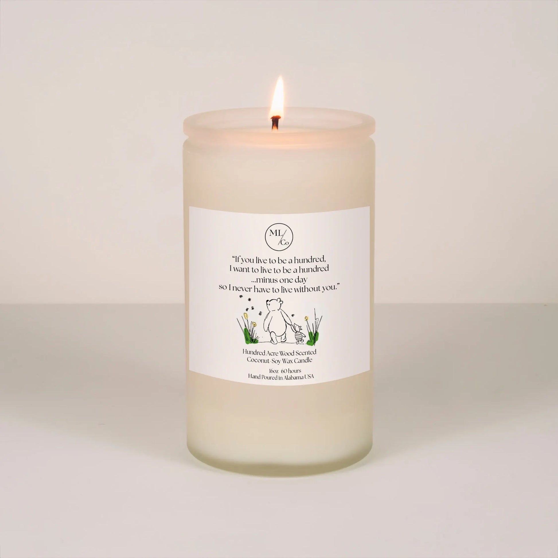 Winnie The Pooh Minus One Day Candle by MLCo MLCo