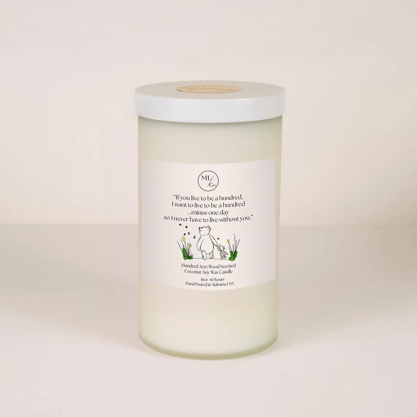 Winnie The Pooh Minus One Day Candle by MLCo MLCo