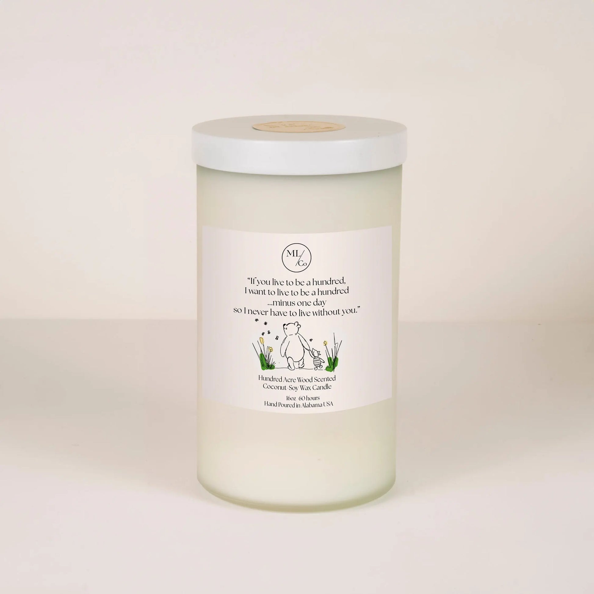 Winnie The Pooh Minus One Day Candle by MLCo MLCo
