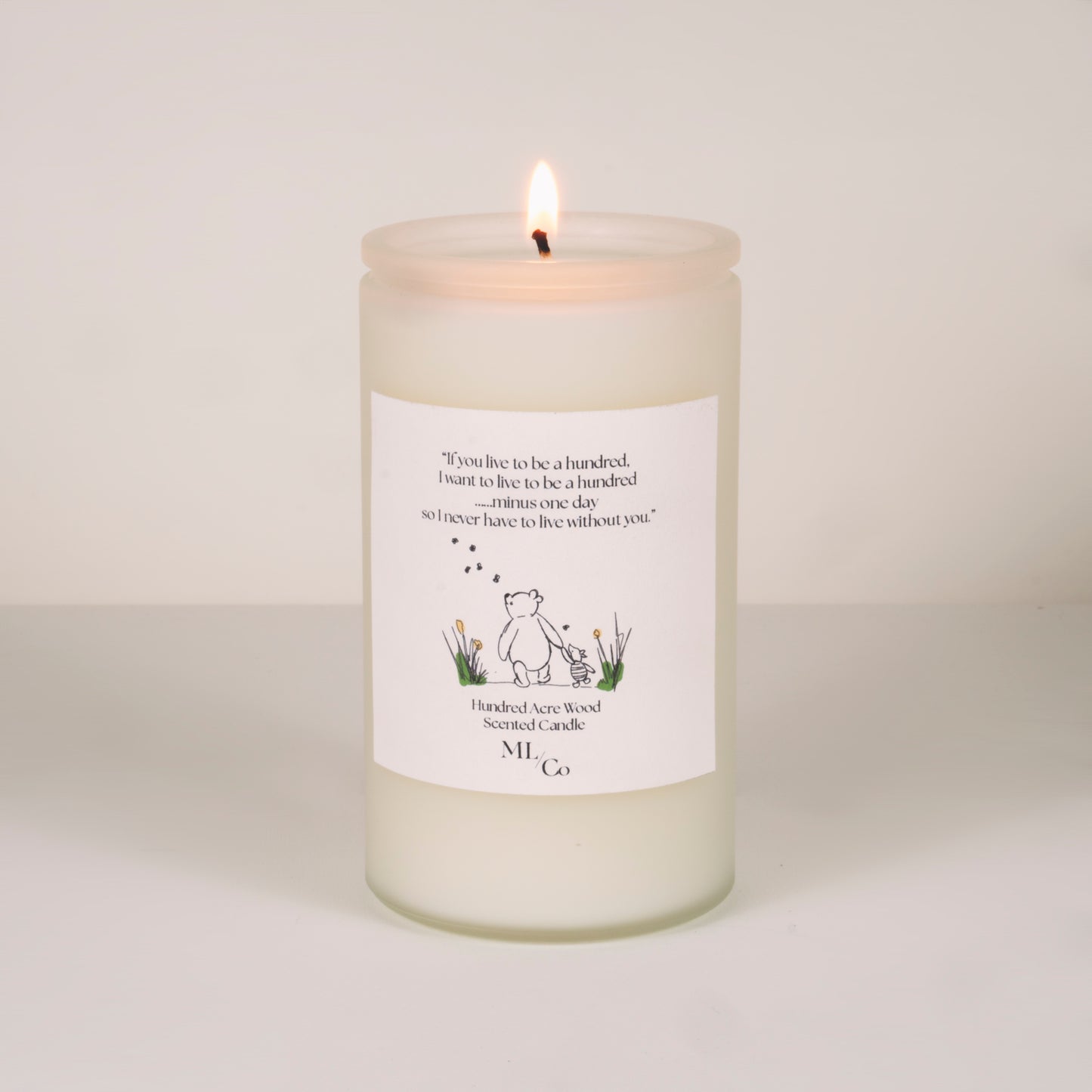 Winnie The Pooh Minus One Day Candle by MLCo