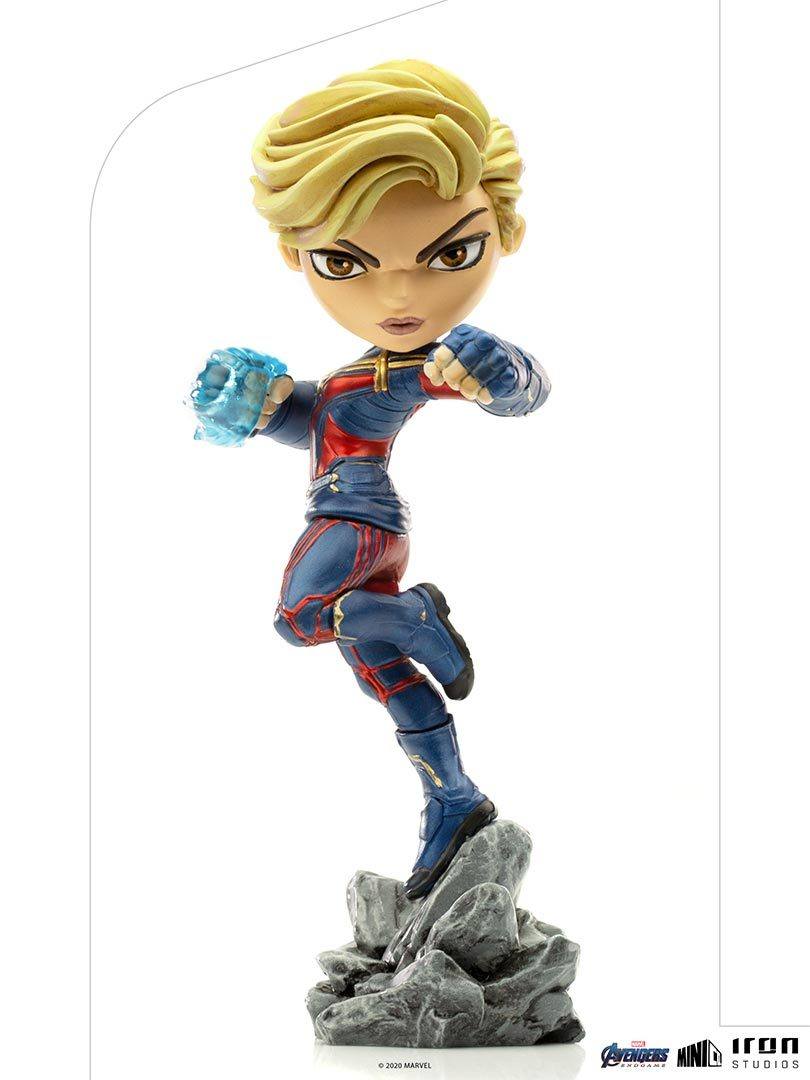 IRON STUDIOS - Minico Captain Marvel - Avengers Endgame Collectible Iron Studios 