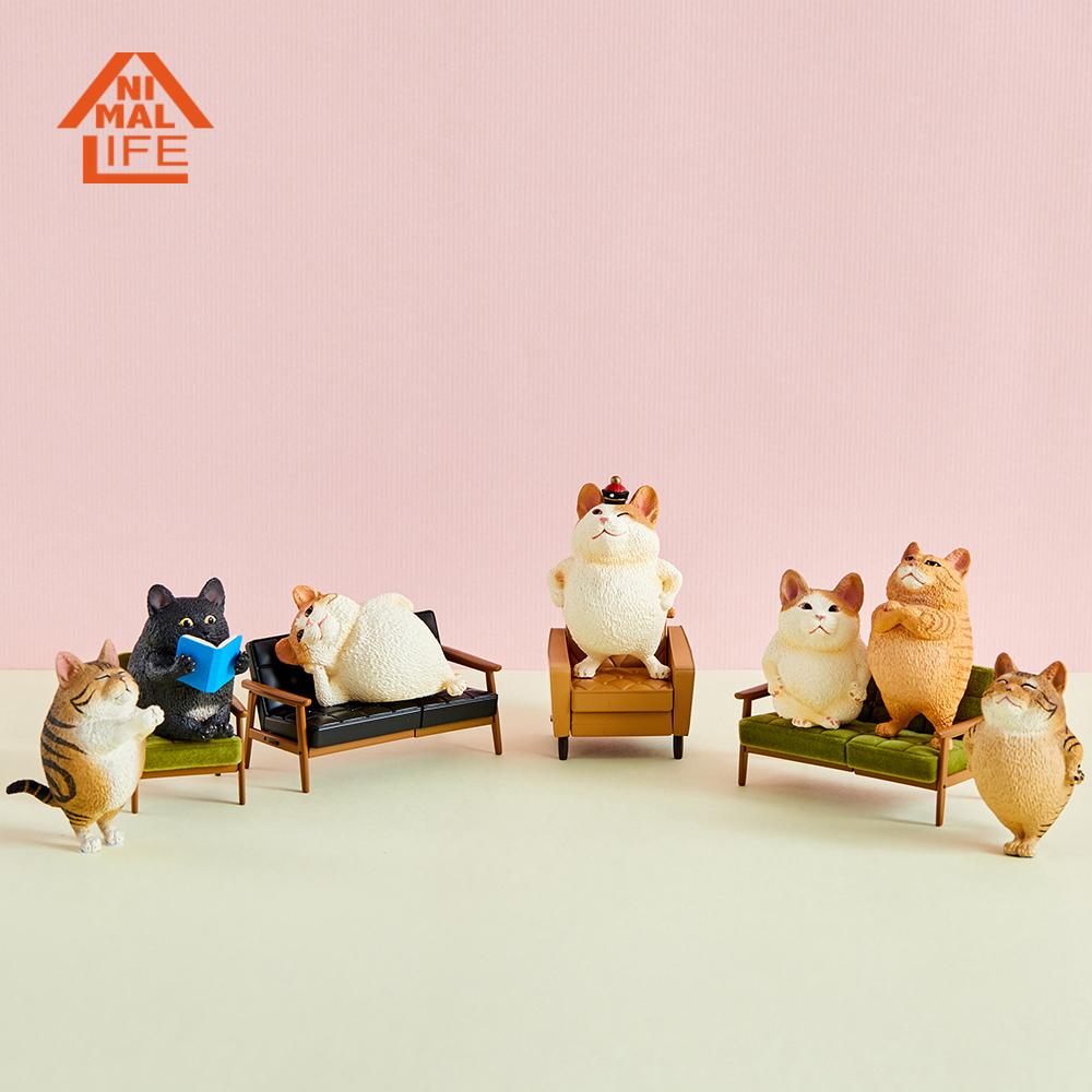 ANIMAL LIFE Collaboration series Toshio Asakuma x Fumeancats Blind Box Collectible Ultra Tokyo Connection 