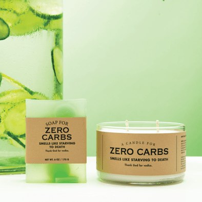 WHISKEY RIVER SOAP CO - Zero Carbs Duo Candle Whiskey River Soap Co 