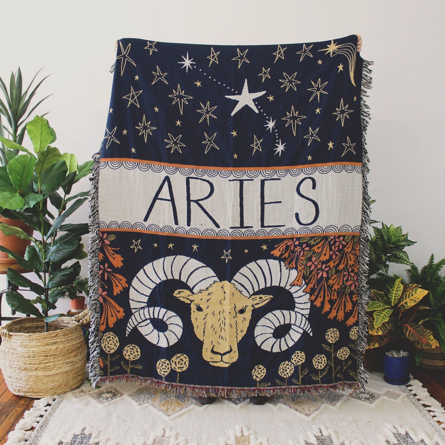 Zodiac Tapestry Blanket