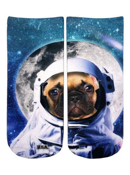 LIVING ROYAL Astronaut Dog Ankle Socks Socks living royal 