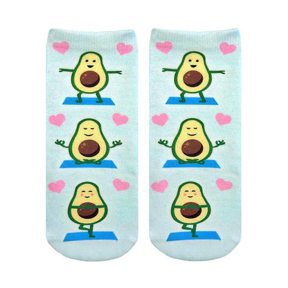 Avocado Yoga Ankle Socks