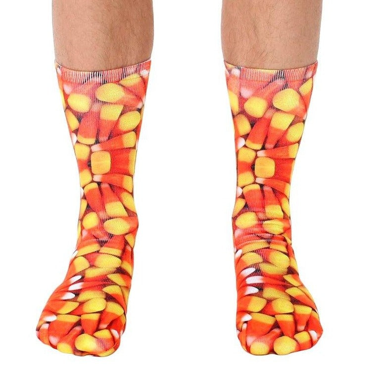 LIVING ROYAL Candy Corn Crew Socks Socks living royal 