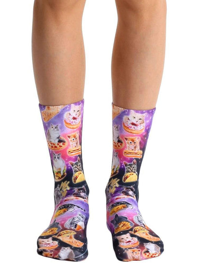 LIVING ROYAL Cat Cravings Crew Socks Socks living royal 